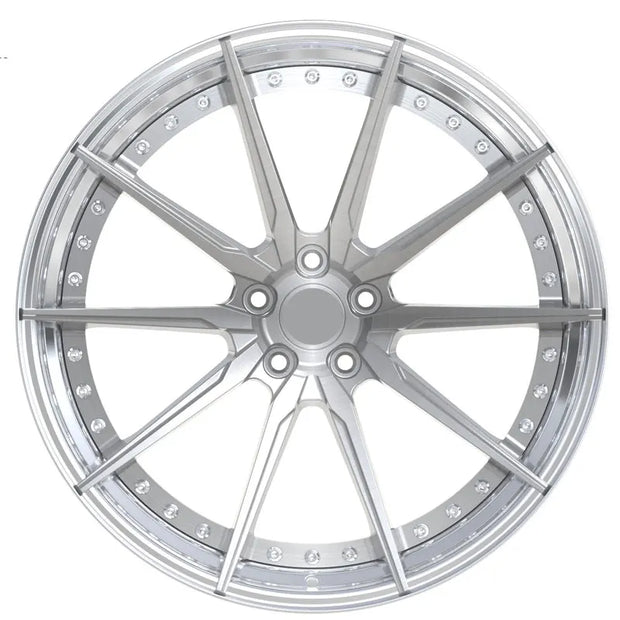Custom Chrome 2-piece Forged Aluminum Alloy Wheels