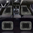 4Pcs/Set Bohemian Car Floor Mats Heavy Duty Rubber Back Car Floor Protector
