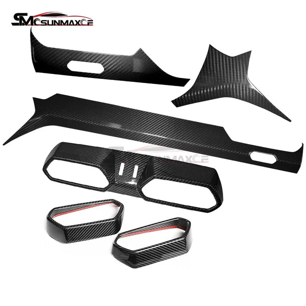 Carbon Fiber Dashboard & Air Vent Frame Cover for Lamborghini Urus (2018–2025)