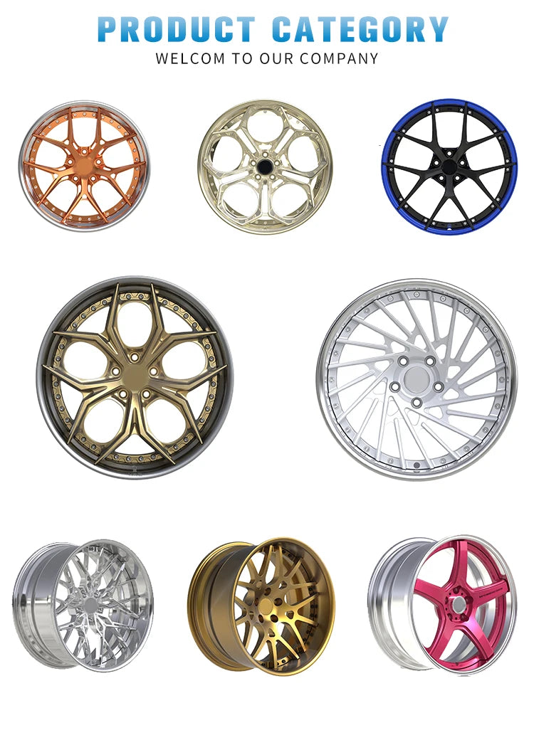 2-piece Forged Wheel - 5x112 5x120 5x114.3 5x130 6x139.7