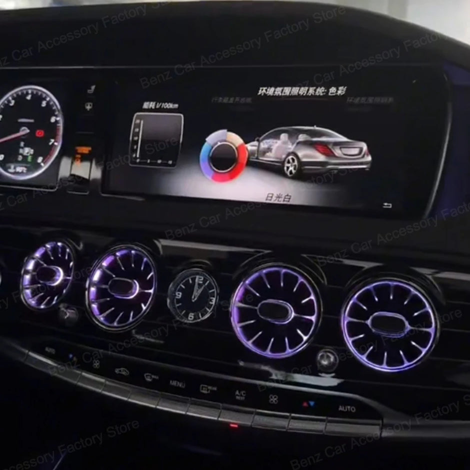 7/64 Color LED Turbo Air Vent Ambient Light –  Features a 4D rotary speaker design.