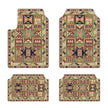 4Pcs/Set Bohemian Car Floor Mats Heavy Duty Rubber Back Car Floor Protector