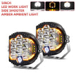 HL Side Shooter 5inch LED 6500K  4x4 Truck Fog Light 12V 24V
