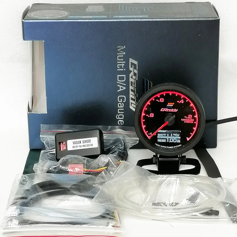 GReddy 7-Color Boost & Temp Gauge with Sensor