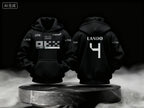 Lando Norris NO.4 2025 new racing style long sleeved hooded sweatshirt