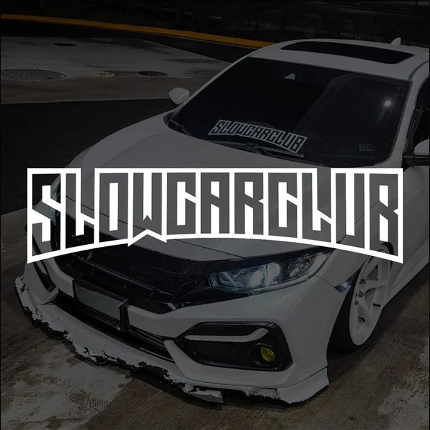 JDM Decal"SLOW CAR CLUB"