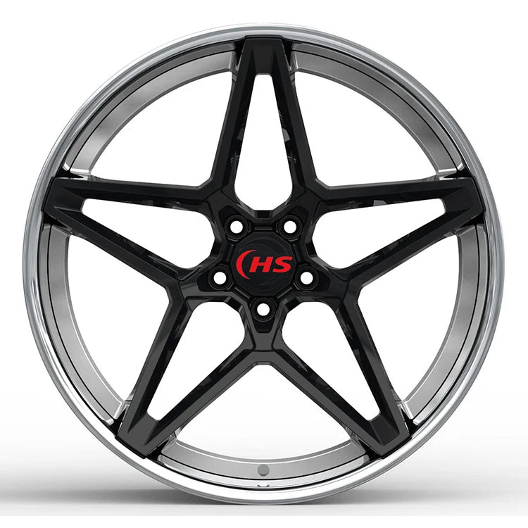 2-Piece Custom Wheel 5 Spoke Forged Wheels