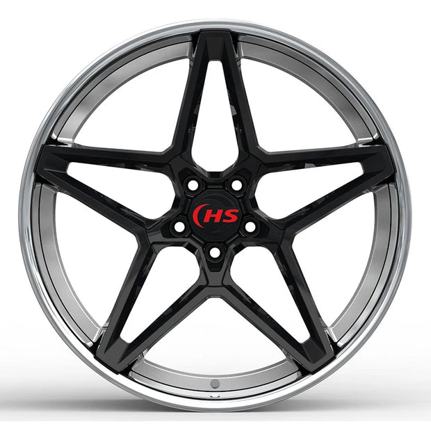 2-Piece Custom Wheel 5 Spoke Forged Wheels