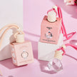 Pink car fragrance