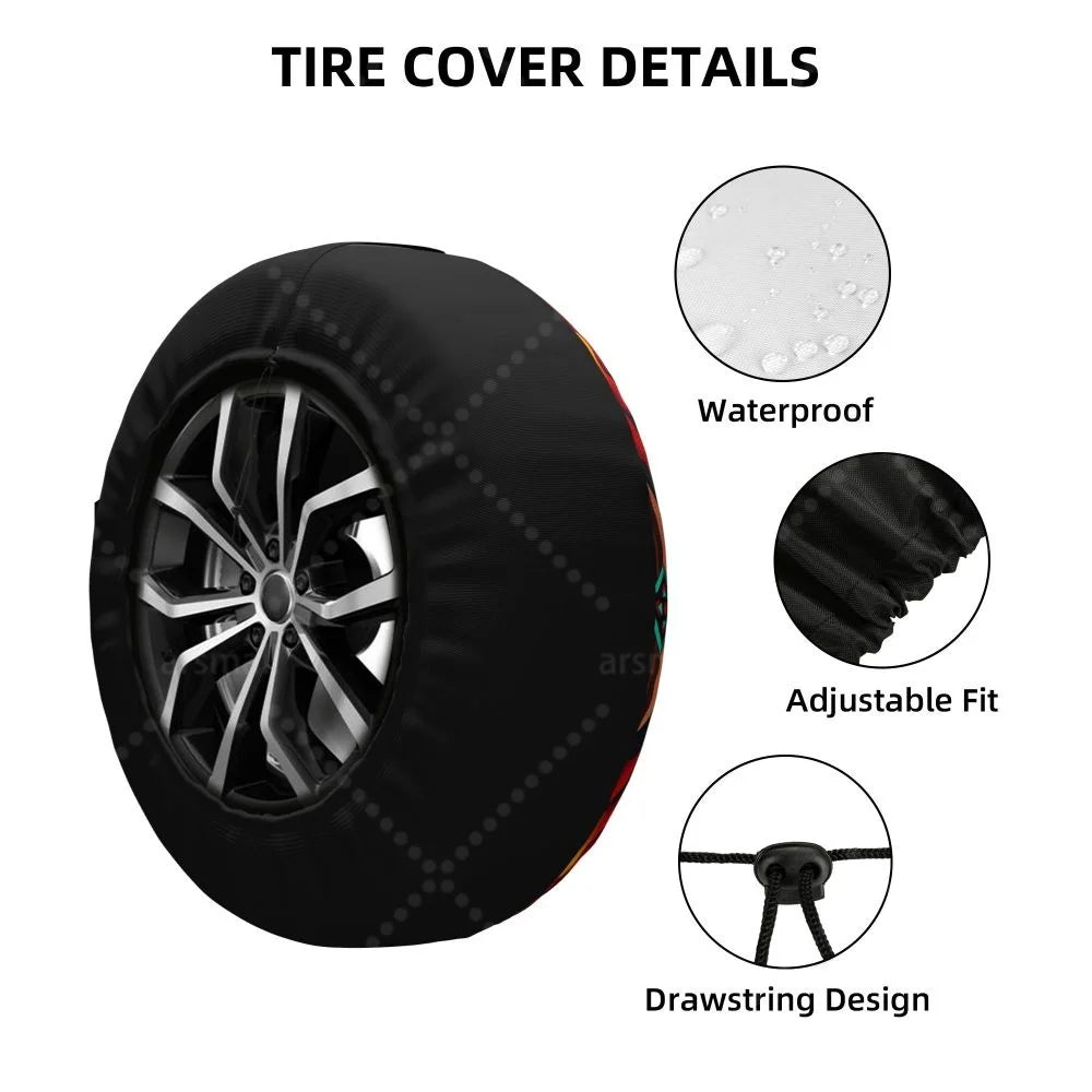 Aztec Waterproof Tire Dust Cover – SUV & Truck Spare Tire, 14–17