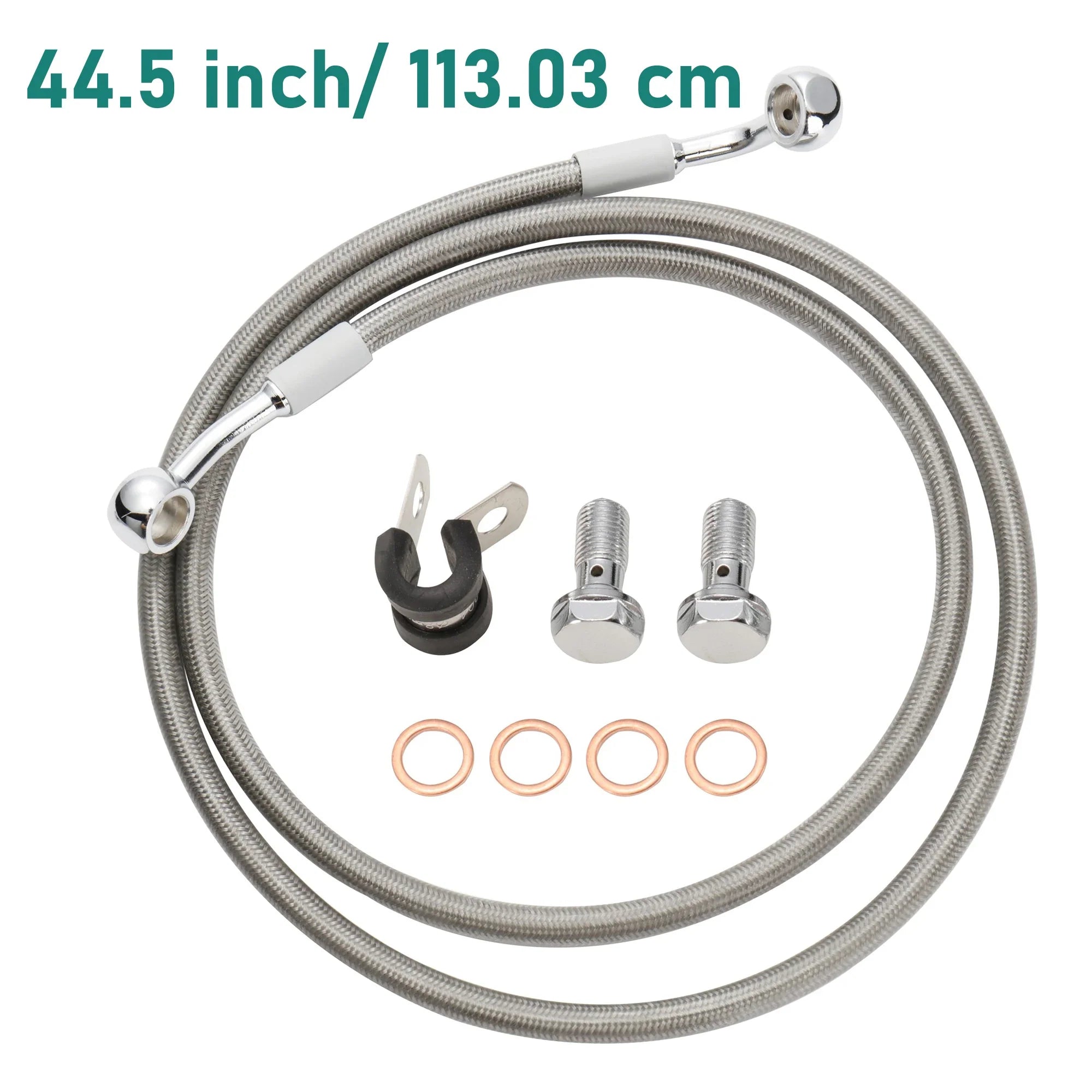 Stainless Steel Braided Brake Lines for Harley 2004-Up