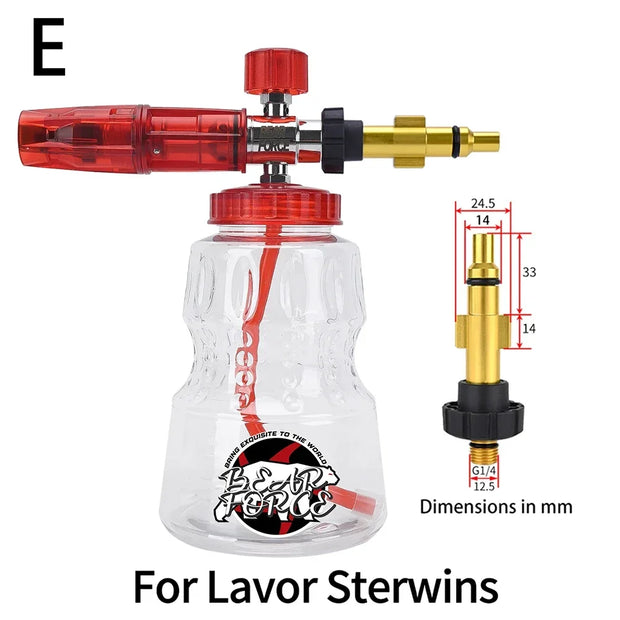 Aluminum Foam Lance Nozzle for Pressure Washers – Car Wash Foam Maker