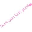 Dann You Look Good Decoration Rear View Mirror