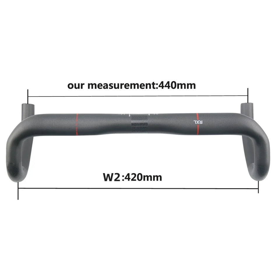 RXL SL Carbon Drop Bar Road Bike Handlebar – 31.8mm, 380–440mm