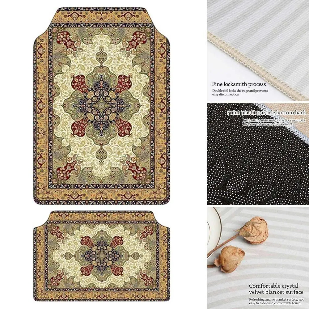 4Pcs/Set Bohemian Car Floor Mats Heavy Duty Rubber Back Car Floor Protector