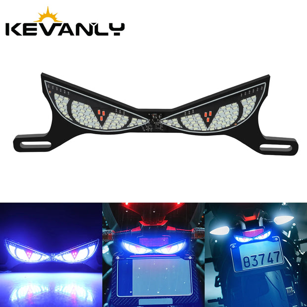 1 Set Motorcycle LED License Plate Decorative Lights - car exterior - Droppi UAE