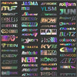 15pcs Car Stickers Set Random Styles Reflective Racing Sponsor Vinyl Decals for JDM Style Car
