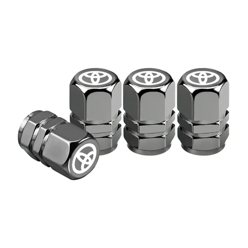 Toyota Metal Tire Valve Caps – 4PCS