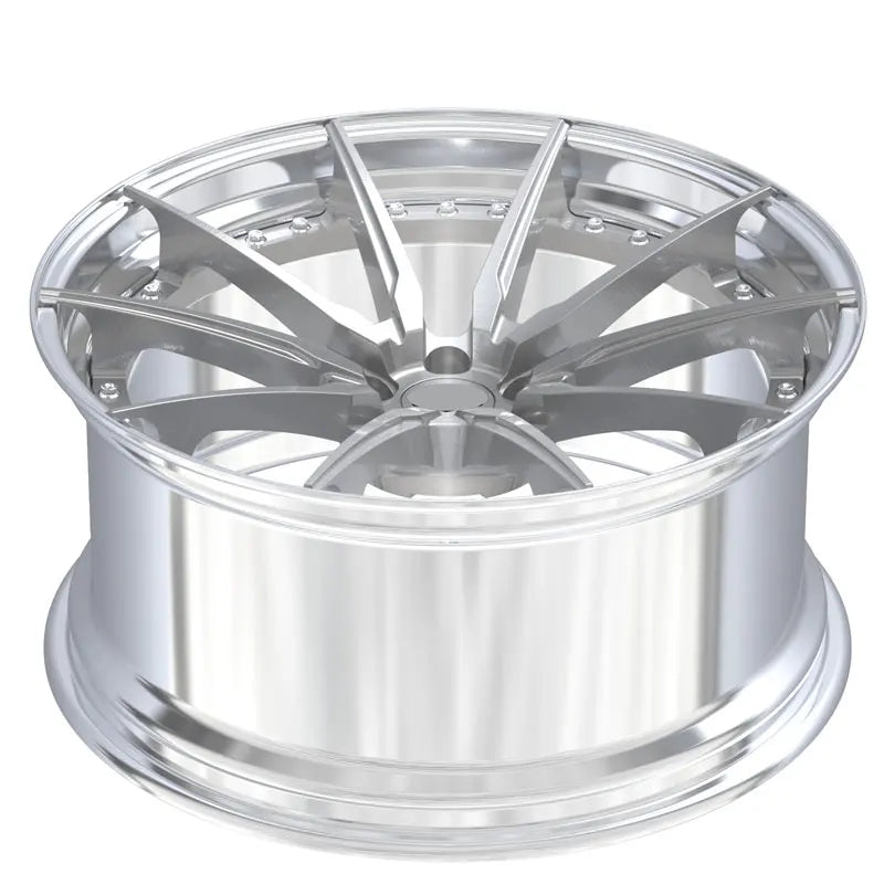 Custom Chrome 2-piece Forged Aluminum Alloy Wheels