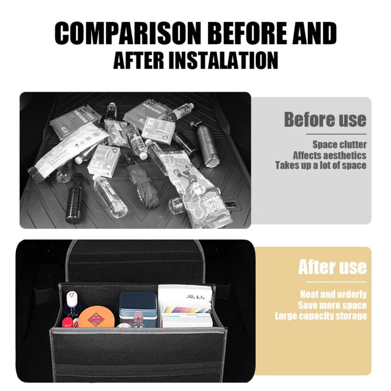 Toyota Large Trunk Organizer Box – Folding Storage Bag