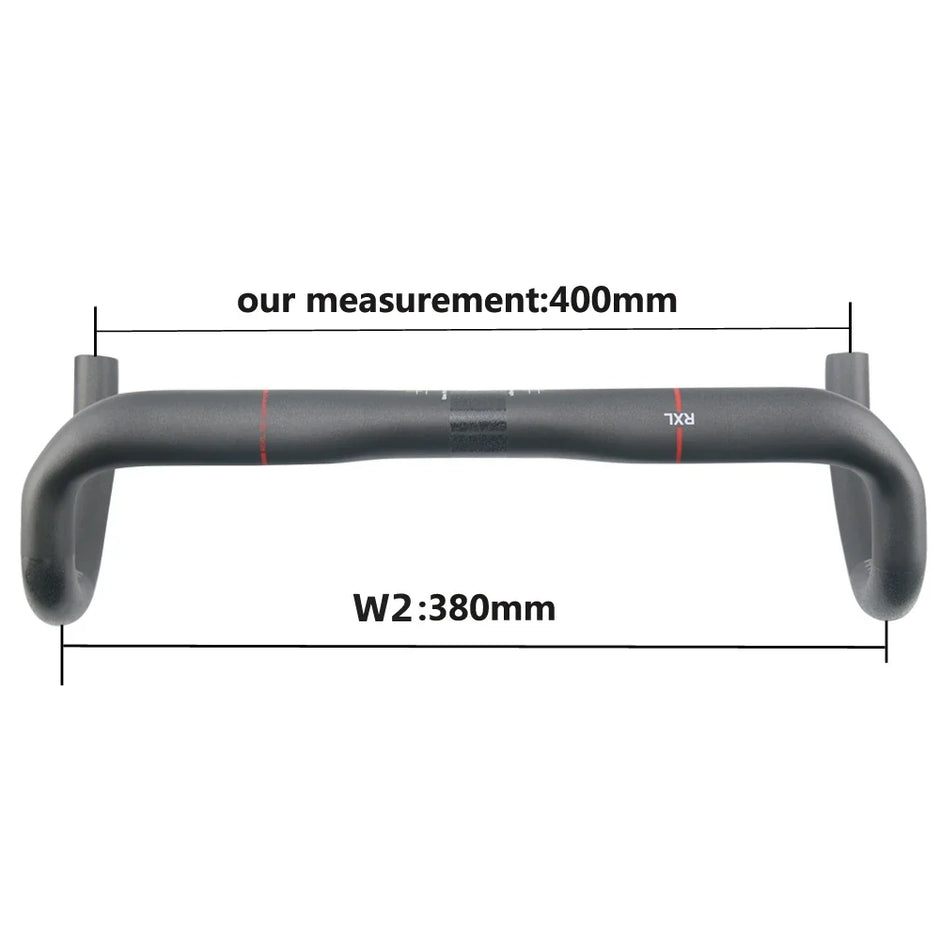 RXL SL Carbon Drop Bar Road Bike Handlebar – 31.8mm, 380–440mm
