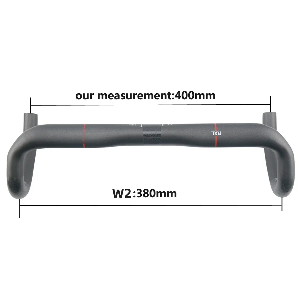 RXL SL Carbon Drop Bar Road Bike Handlebar – 31.8mm, 380–440mm