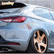 Shoelaces Car Sticker 3D Simulation Patch
