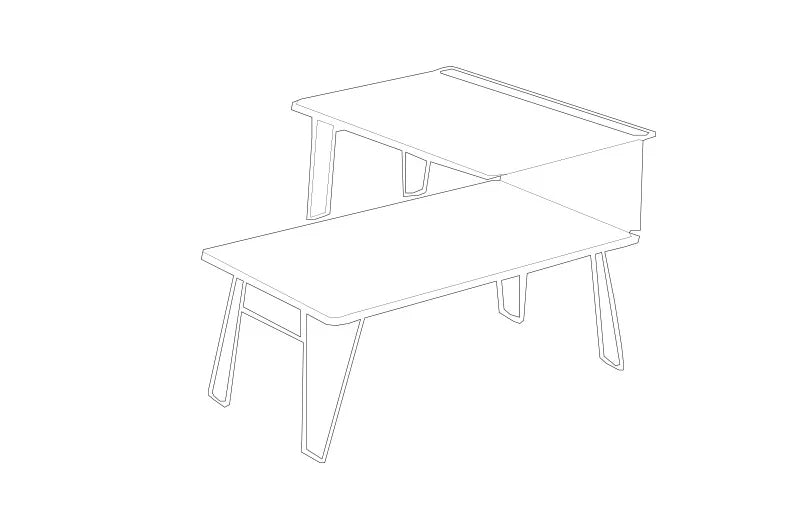 MOUNTAINHIKER Telescopic Folding Round Table