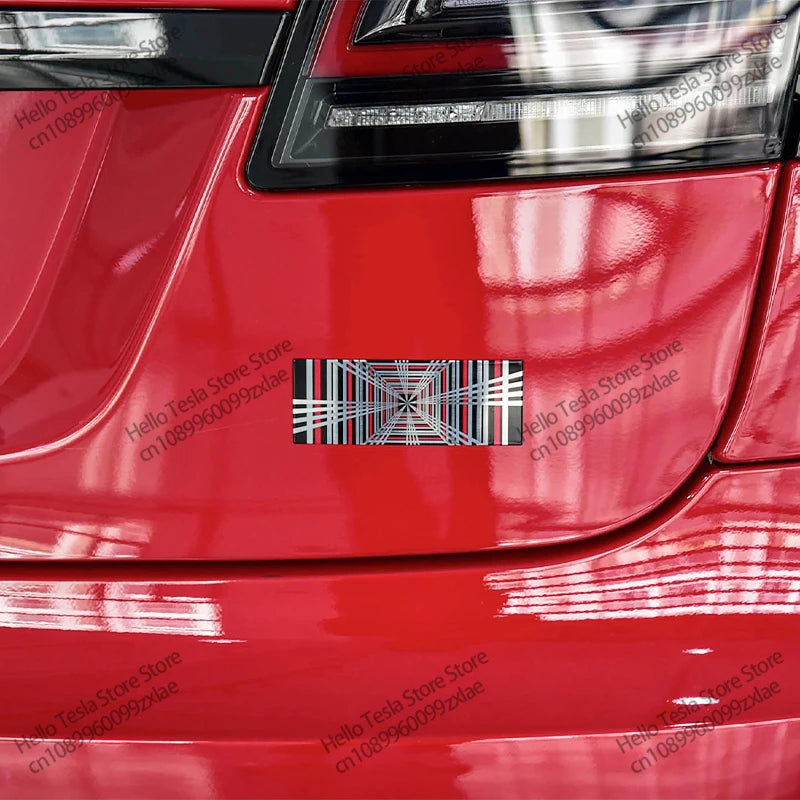 Space Tunnel Logo For Tesla Model 3 Y S X