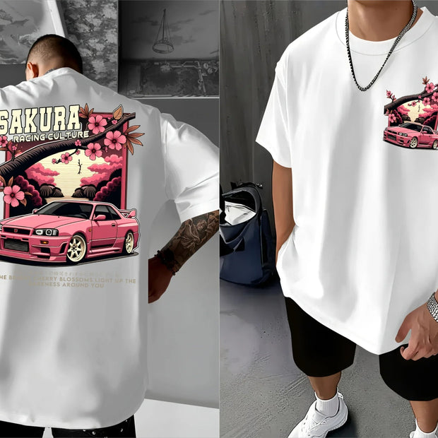 Men’s Japanese Racing Sakura Motorsport Graphic T-Shirt