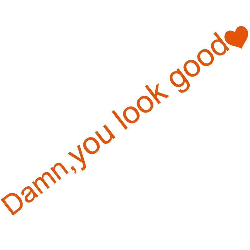 Dann You Look Good Decoration Rear View Mirror