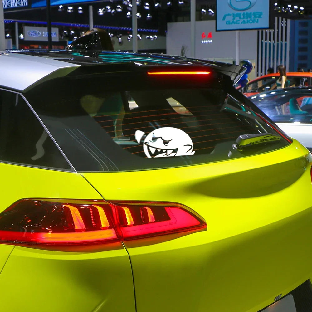 Car Sticker BOO GHOST PEEKER Vinyl Decal