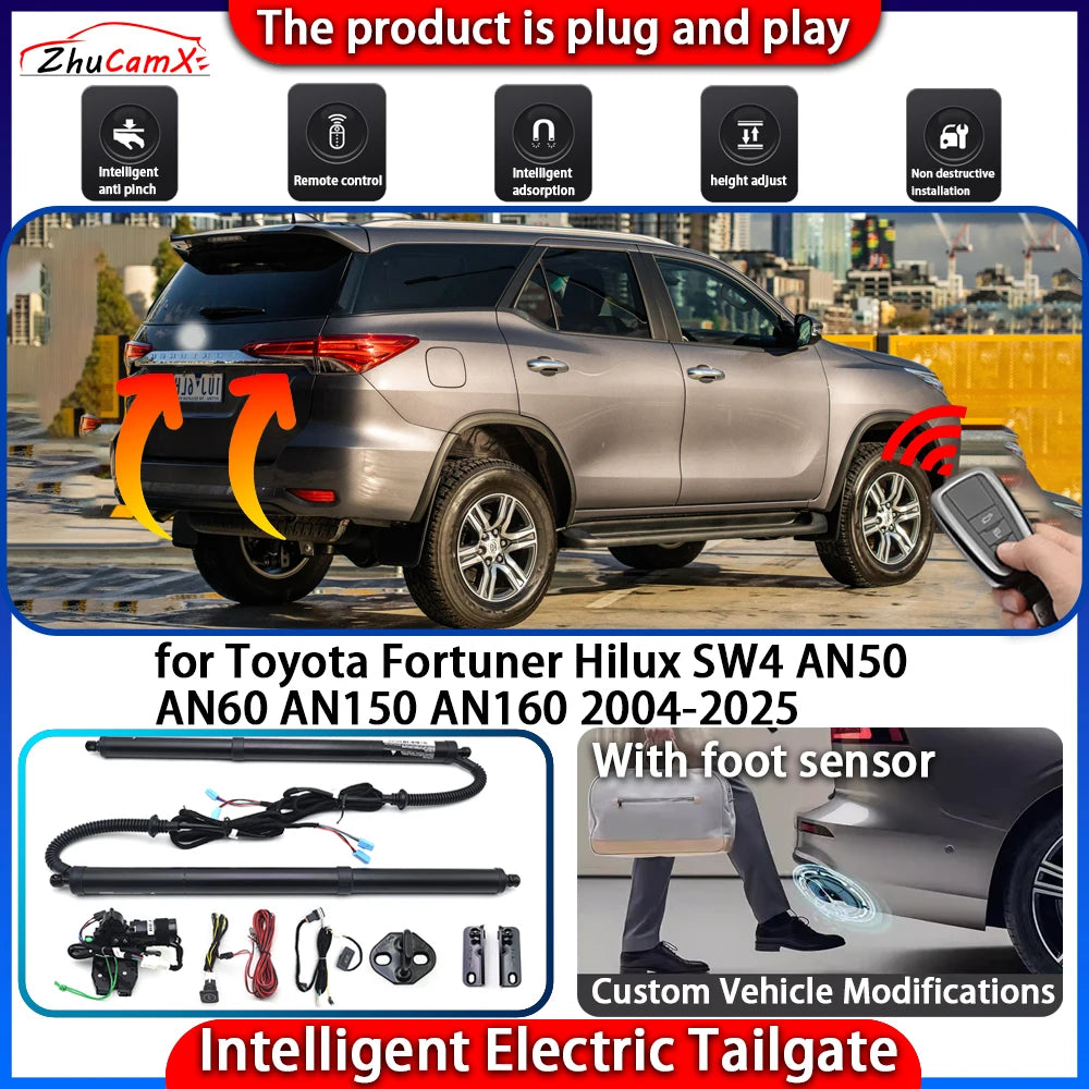 Smart Powered Tailgate System for Toyota Fortuner Hilux SW4 AN50 AN60 AN150 AN160 2004-2025