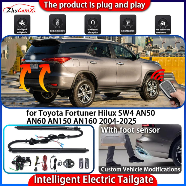 Smart Powered Tailgate System for Toyota Fortuner Hilux SW4 AN50 AN60 AN150 AN160 2004-2025 - Hardware - Droppi UAE