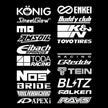 20pcs Reflective Fixed Styles Car Stickers