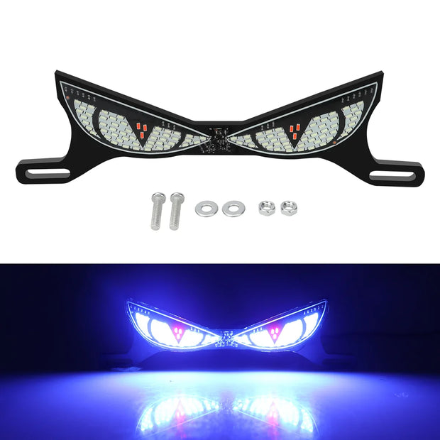 1 Set Motorcycle LED License Plate Decorative Lights