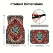 4Pcs Bohemian Car Floor Mats Anti-slip Heavy Duty Persian Carpet