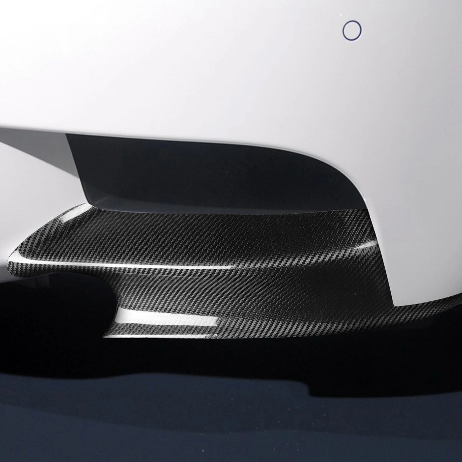 Dry Carbon Fiber Front Bumper Spoiler Air Knife Panel for BMW E92/E93 M3 (2007–2013)