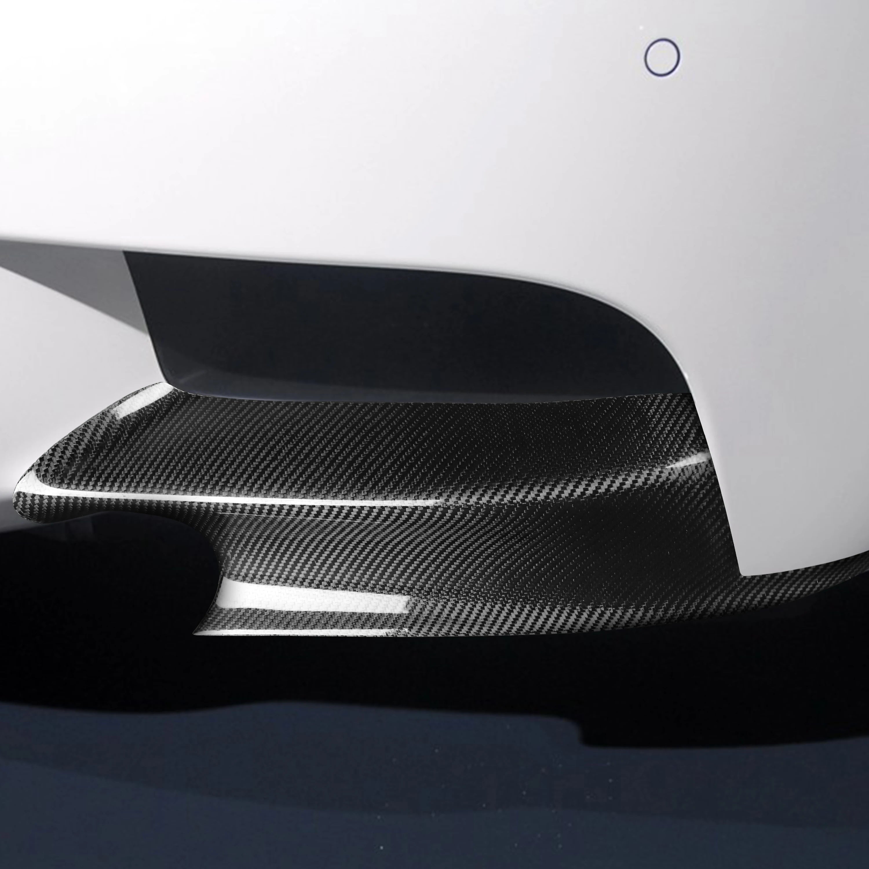 Dry Carbon Fiber Front Bumper Spoiler Air Knife Panel for BMW E92/E93 M3 (2007–2013)