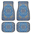 4Pcs Bohemian Car Floor Mats Back Persian Carpet