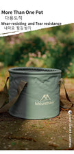 MOUNTAINHIKER Outdoor Foldable 10L Round Bucket Storage Bag