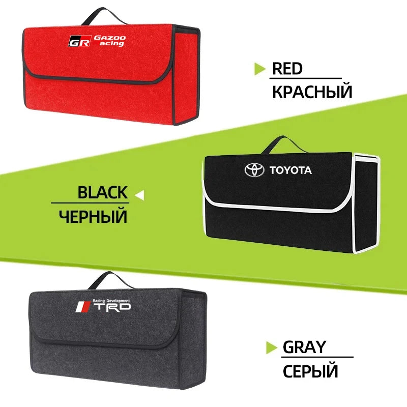 Toyota Large Trunk Organizer Box – Folding Storage Bag