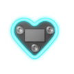 Car Window LED Solar Powered Heart-shaped Neon Light