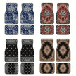 4Pcs Bohemian Car Floor Mats Anti-slip Heavy Duty Persian Carpet