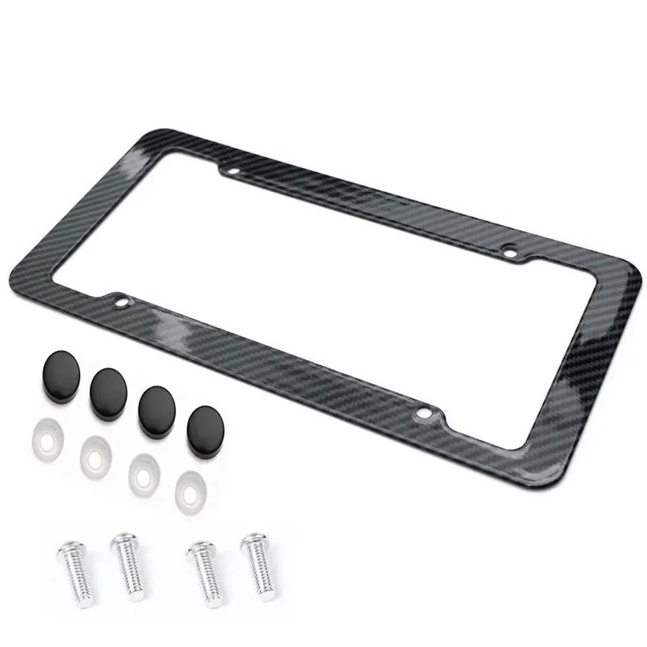 License Plate Frame Carbon pattern (Plastic)