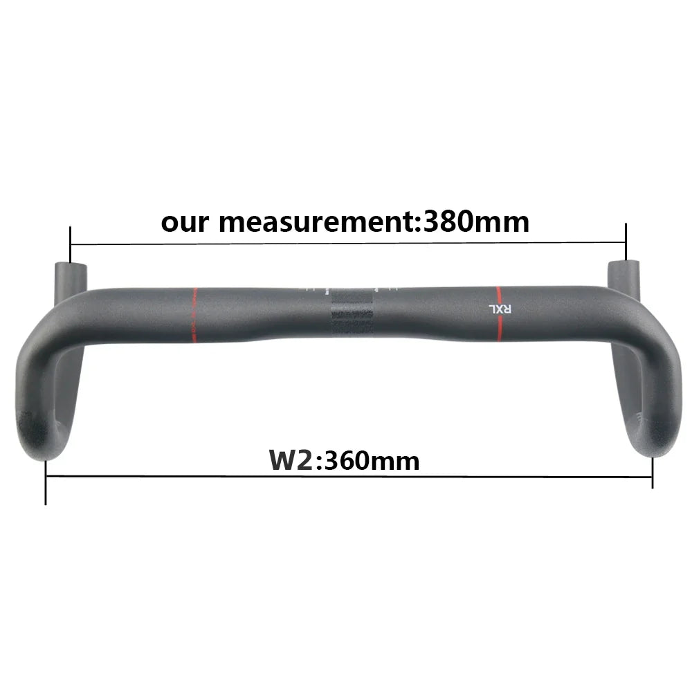RXL SL Carbon Drop Bar Road Bike Handlebar – 31.8mm, 380–440mm
