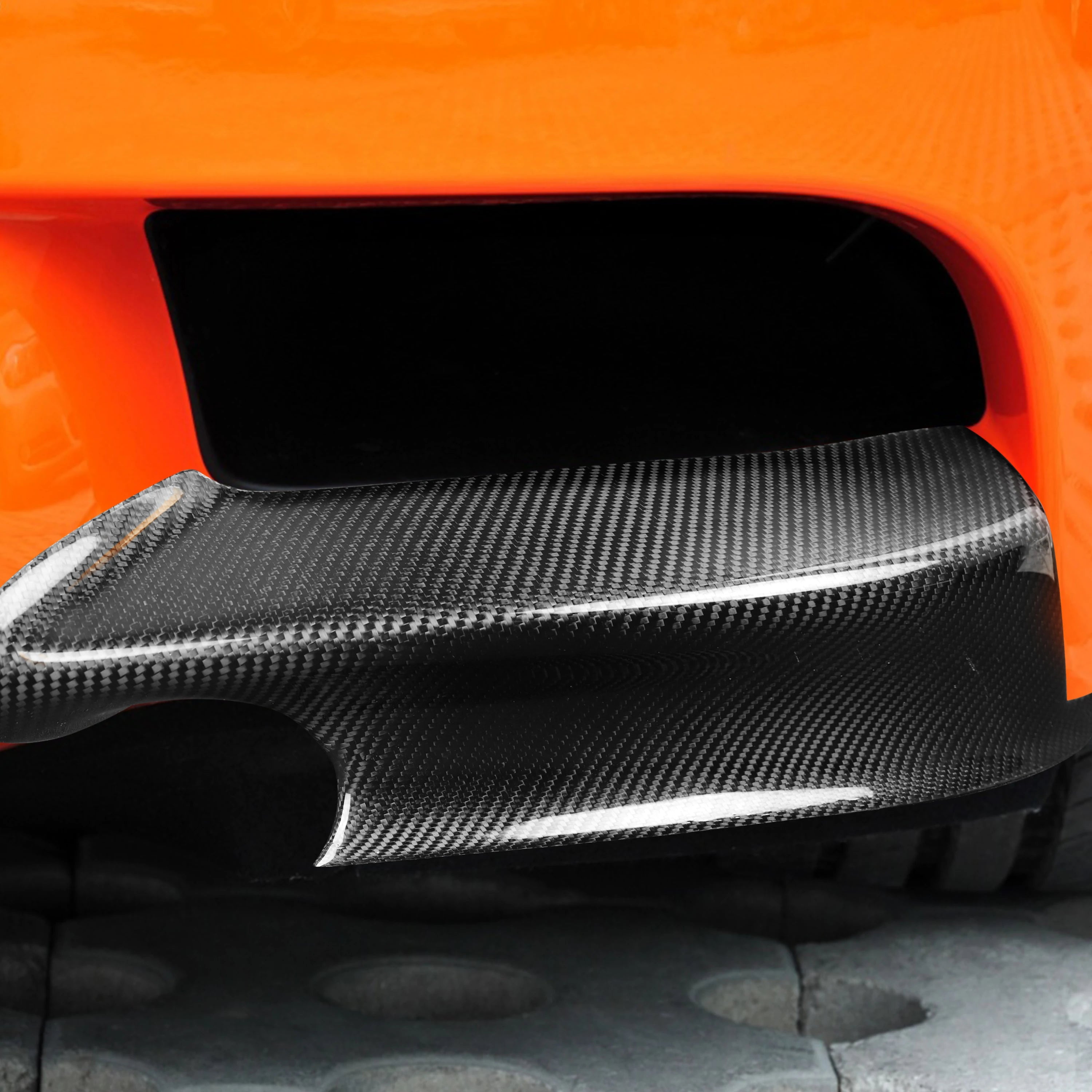 Dry Carbon Fiber Front Bumper Spoiler Air Knife Panel for BMW E92/E93 M3 (2007–2013)