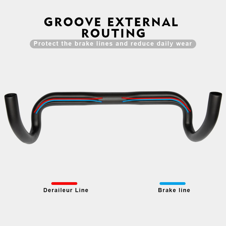 RXL SL Carbon Drop Bar Road Bike Handlebar – 31.8mm, 380–440mm