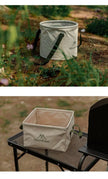 MOUNTAINHIKER Outdoor Foldable 10L Round Bucket Storage Bag