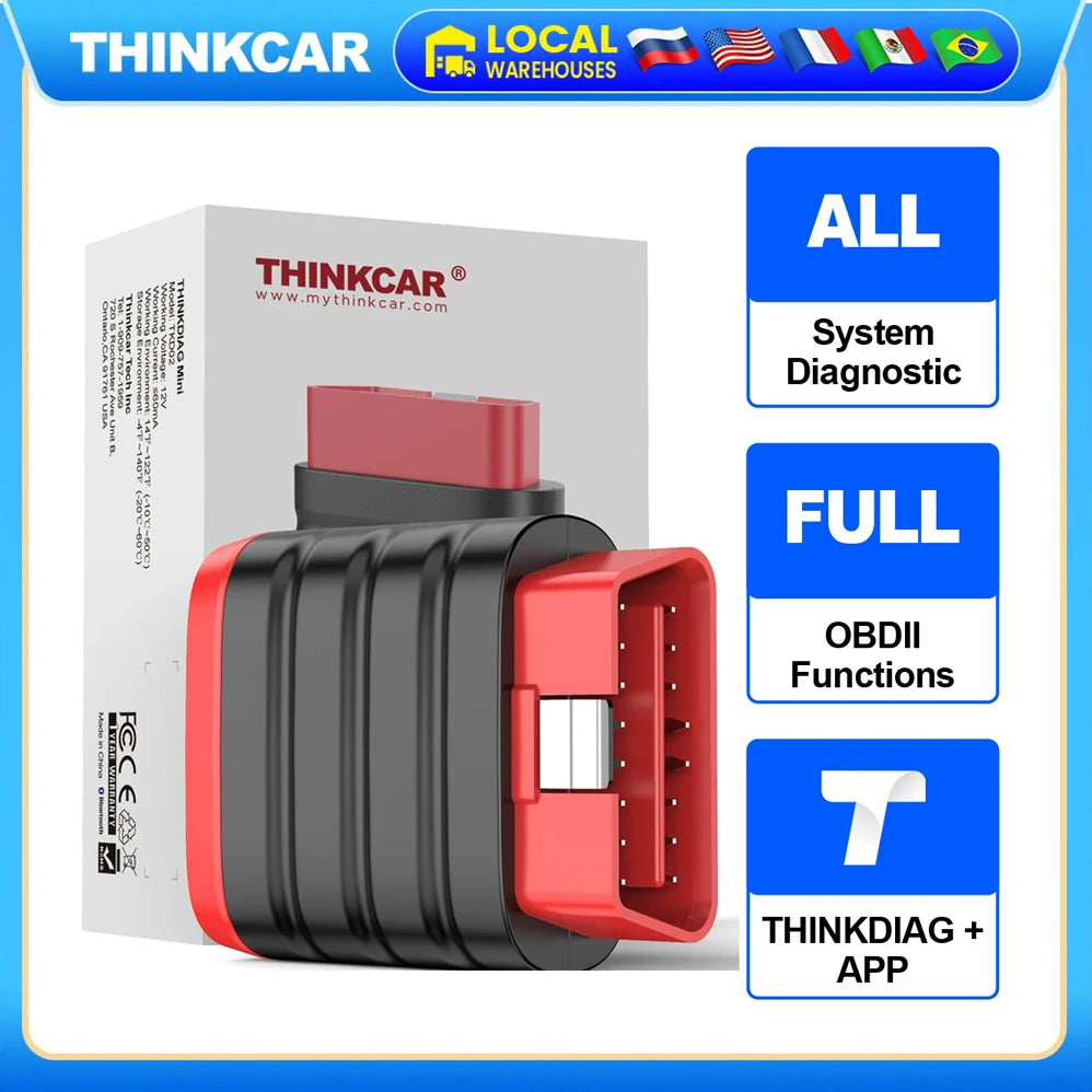 THINKCAR Mini Bluetooth OBD2 Scanner Diagnostic Tool